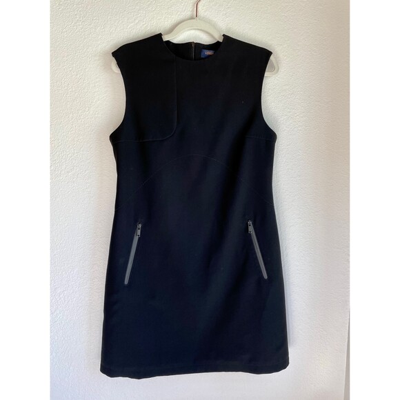 Louis Vuitton Uniforms Black Mod Sleeveless Shift Dress in Black Size 10 (EU40) - Picture 2 of 11